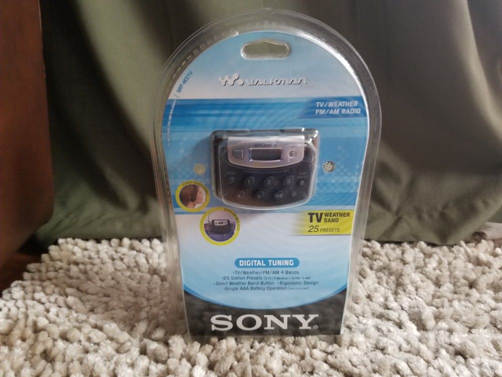 Sony SRF-M37V Weather AM/FM Radio Walkman