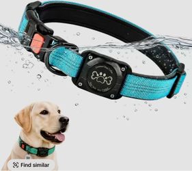 Brand new AirTag Dog Collar – Waterproof Blue