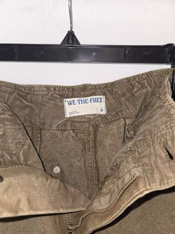 We The Free Woman's Brown Cargo Pants Size 6