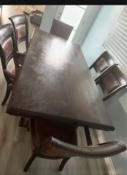 Dinning table and chairs