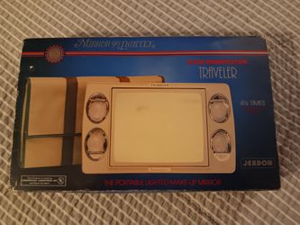 Vintage Jerdon Mirror go Lightly Traveler Make-up Mirror