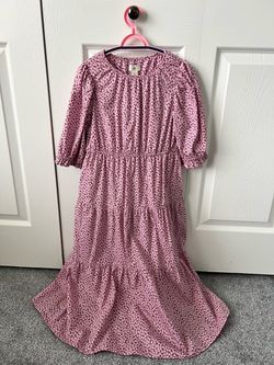 Cotton Girls long prairie dress 6, 7, 8