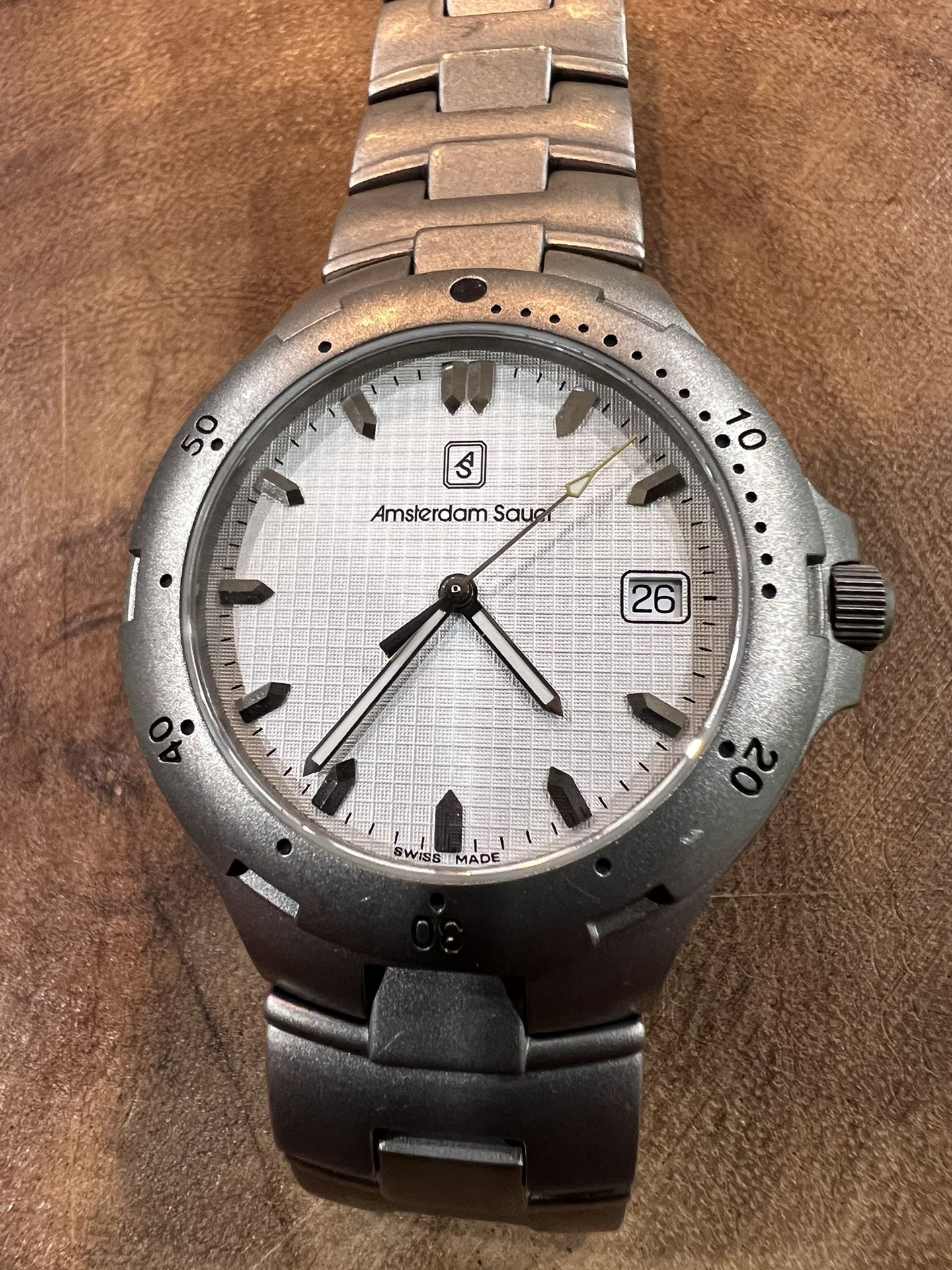 Amsterdam Sauer. Men’s Watch . Quartz Movement. Swiss Made.