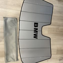 BMW X5 M Sun Visor, Rear Seat Cover and Floor Mats. Tire Wheel Covers. BMW hangar