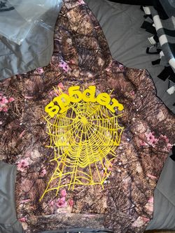 Sp5der Worldwide camo hoodie