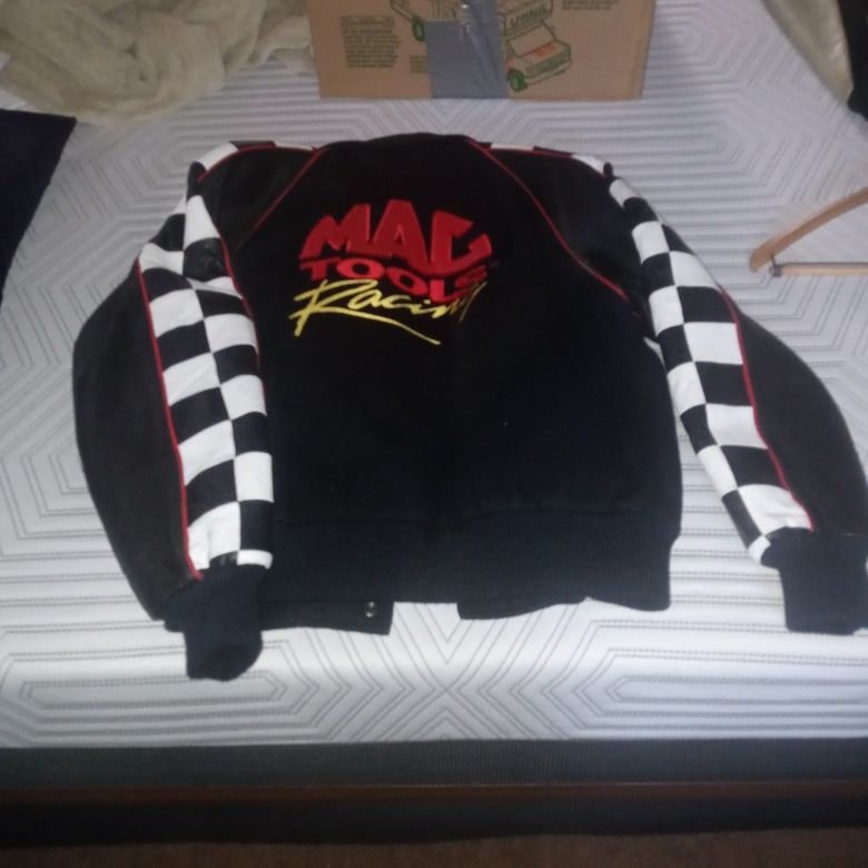 Mac Tools Racing Jacket With leather sleeves