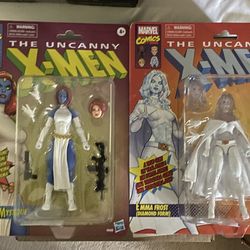 2026 MARVEL LEGENDS EMMA FROST (DIAMOND FORM) & MYSTIQUE