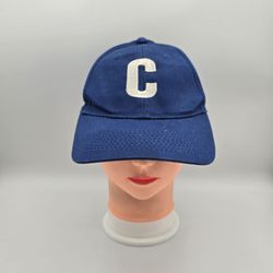 Port & Company Embroidered Letter C Blue AdjustableHat 2