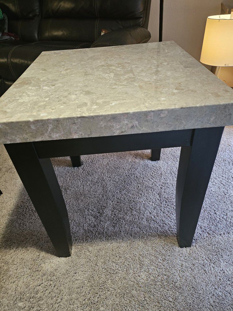 Marble Top End Tables and Coffee Table
