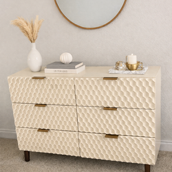 Lexi Modern textured dresser