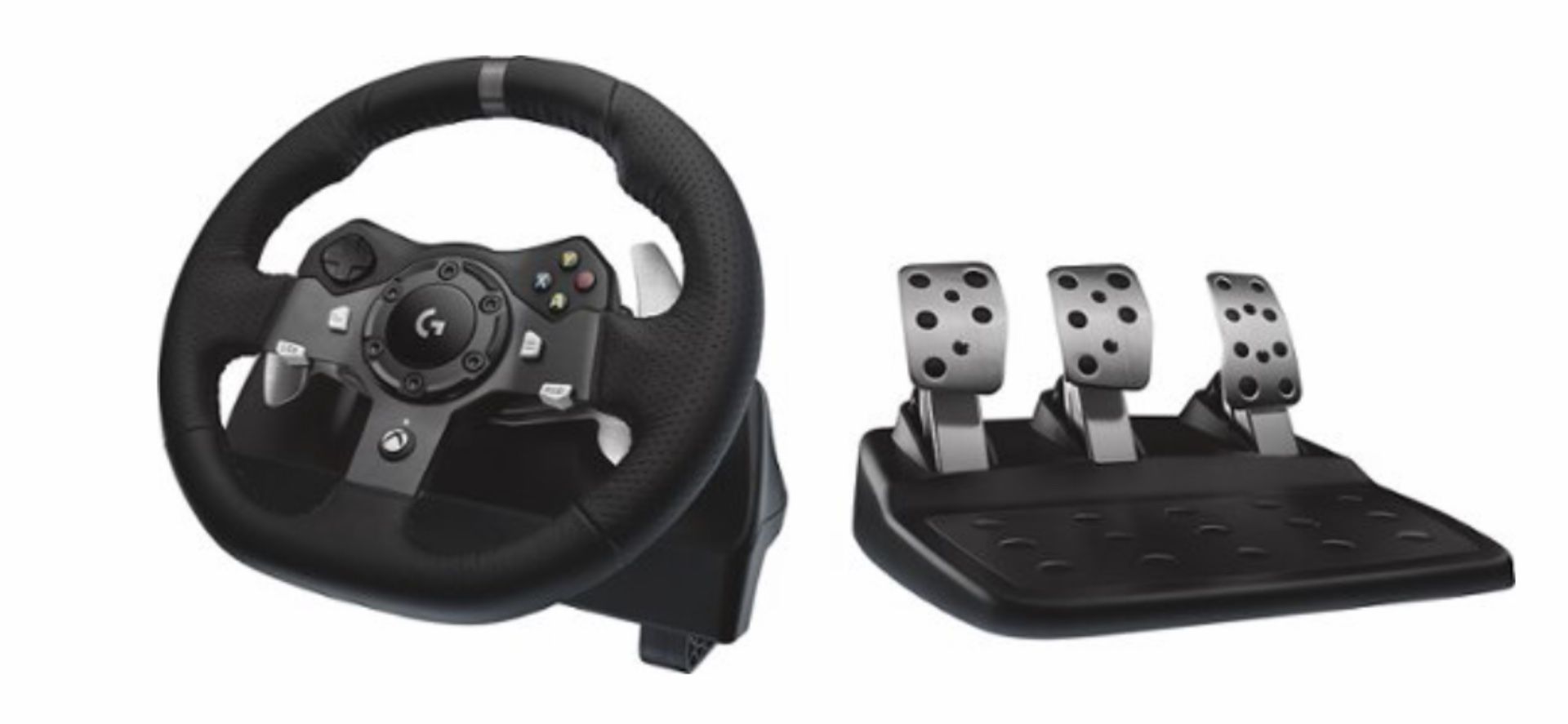 Logitech - G920 Driving Force Racing Wheel for Xbox One and Windows - Black