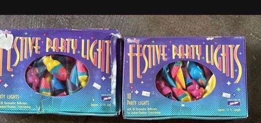 Party parrot lights for Mardi Gras or Hawaiian theme