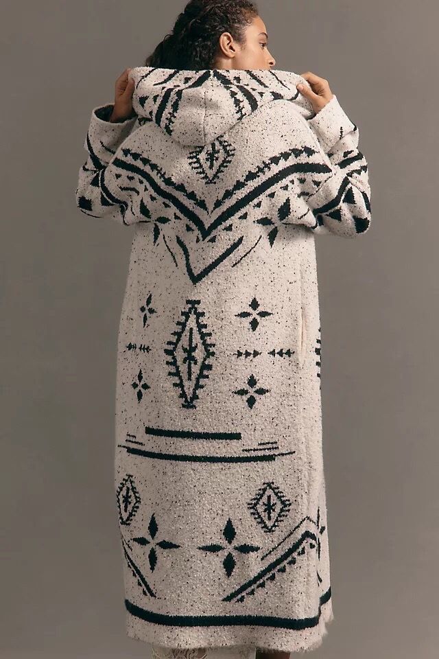 NWT Anthropologie Pilcro Tribal Hooded Duster (M)