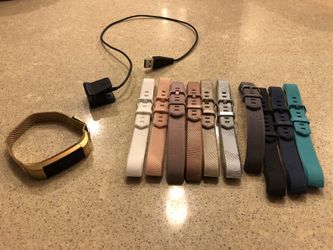 Fitbit Alta HR W/charger & Extra bands