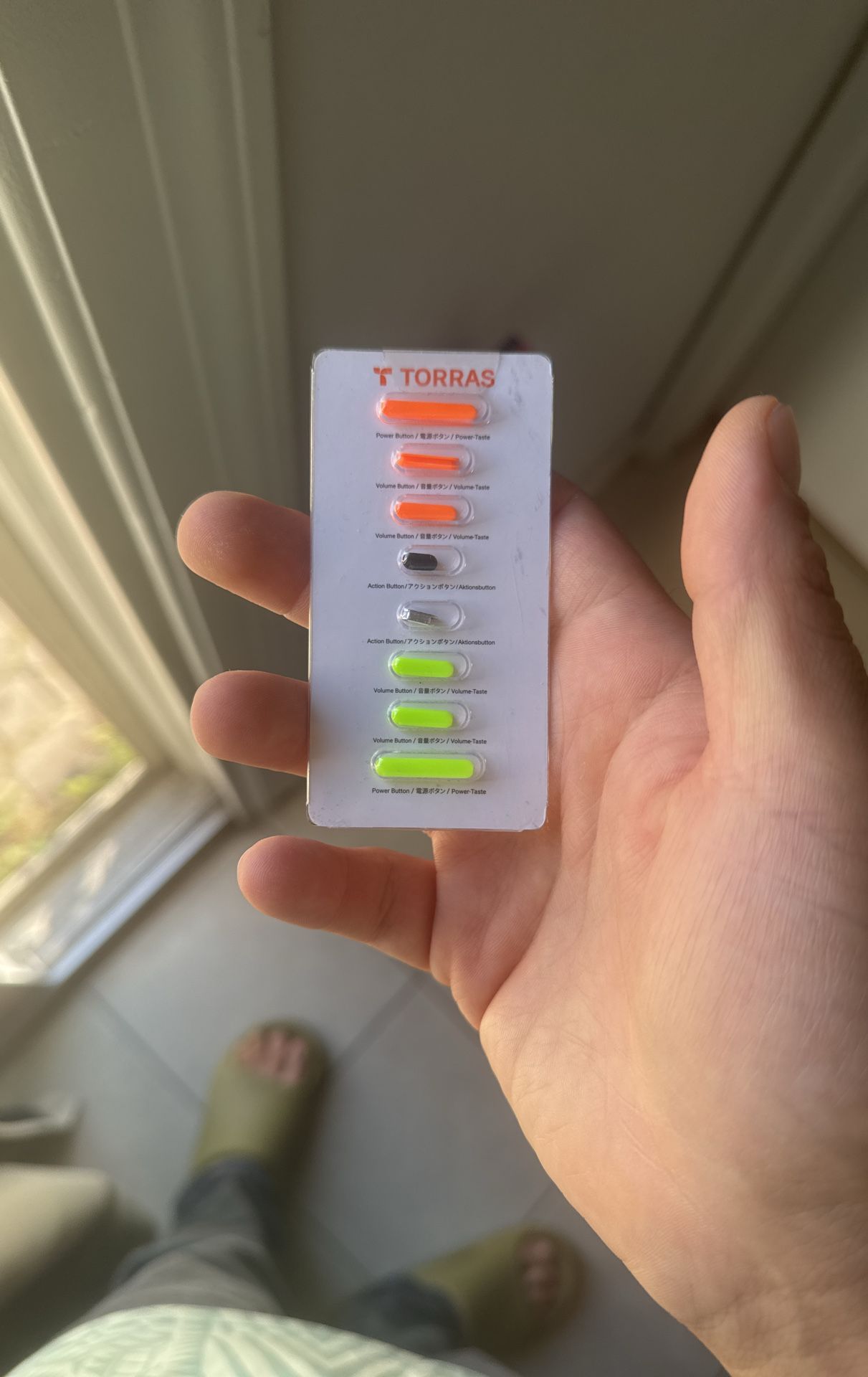 TORRAS Detachable Buttons Compatible for iPhone Series Case