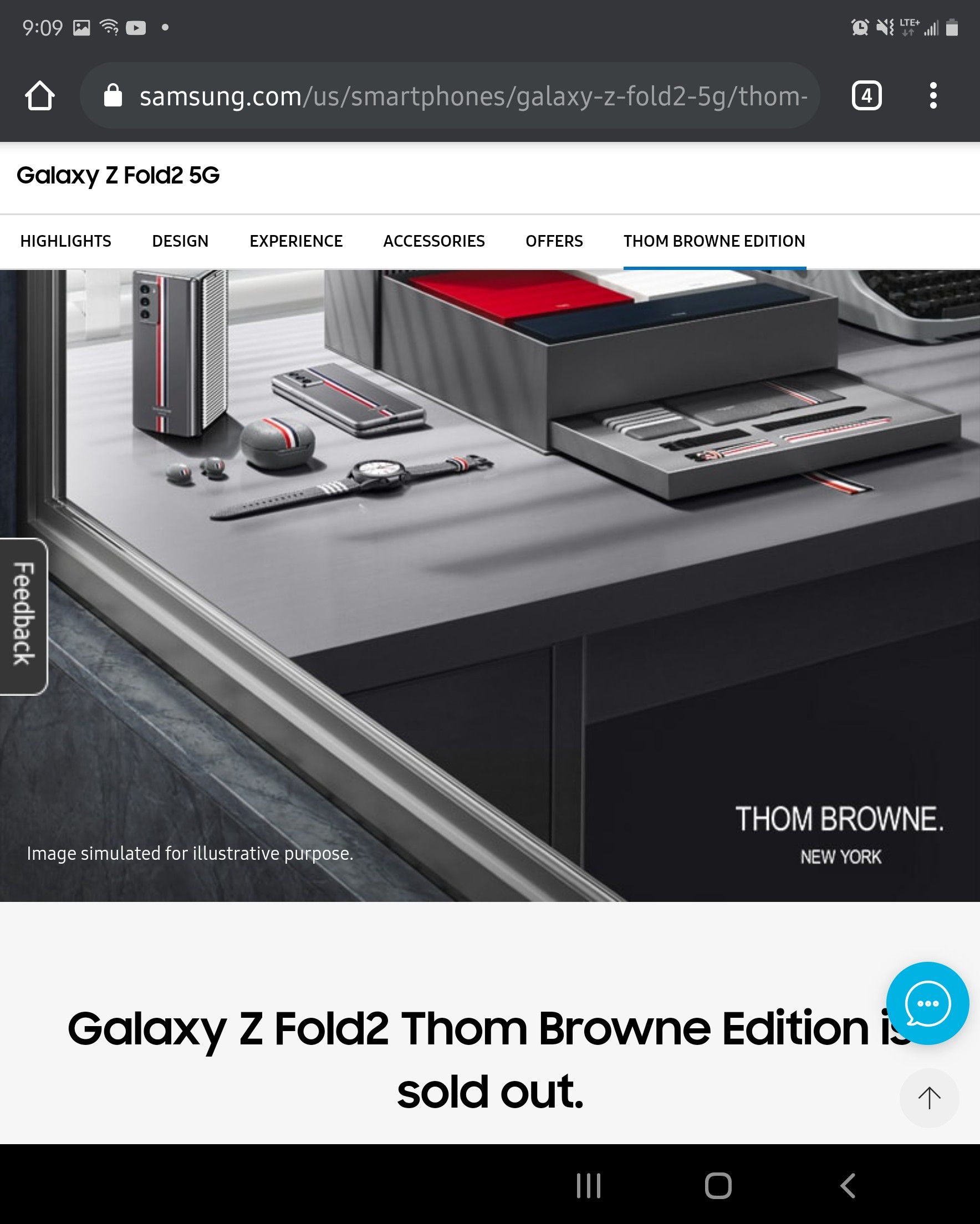 Samsung Galaxy Fold 2 Limited Edition Thom Browne NIB