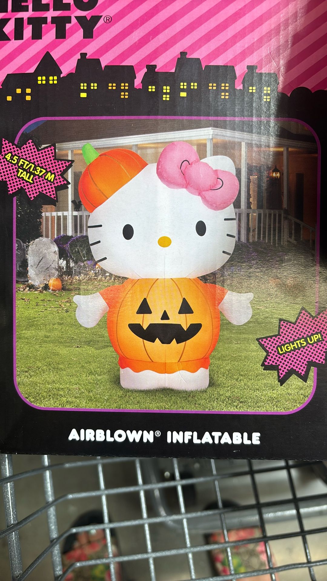 Hello Kitty Halloween Blow Up