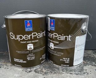 Exterior Superpaint And Primer In One. Satin . Each Gallon $20