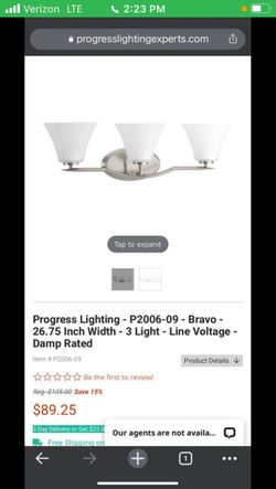 Vanity Progressive Bathroom Lighting