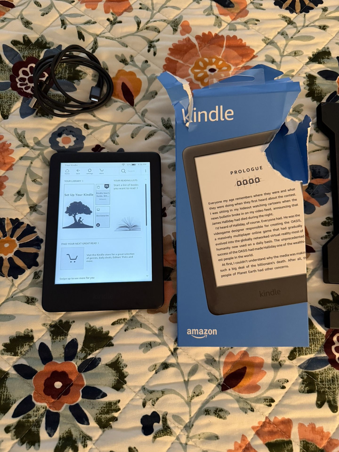new amazon kindle 6” touch display 167 PPI wifi 8 GB