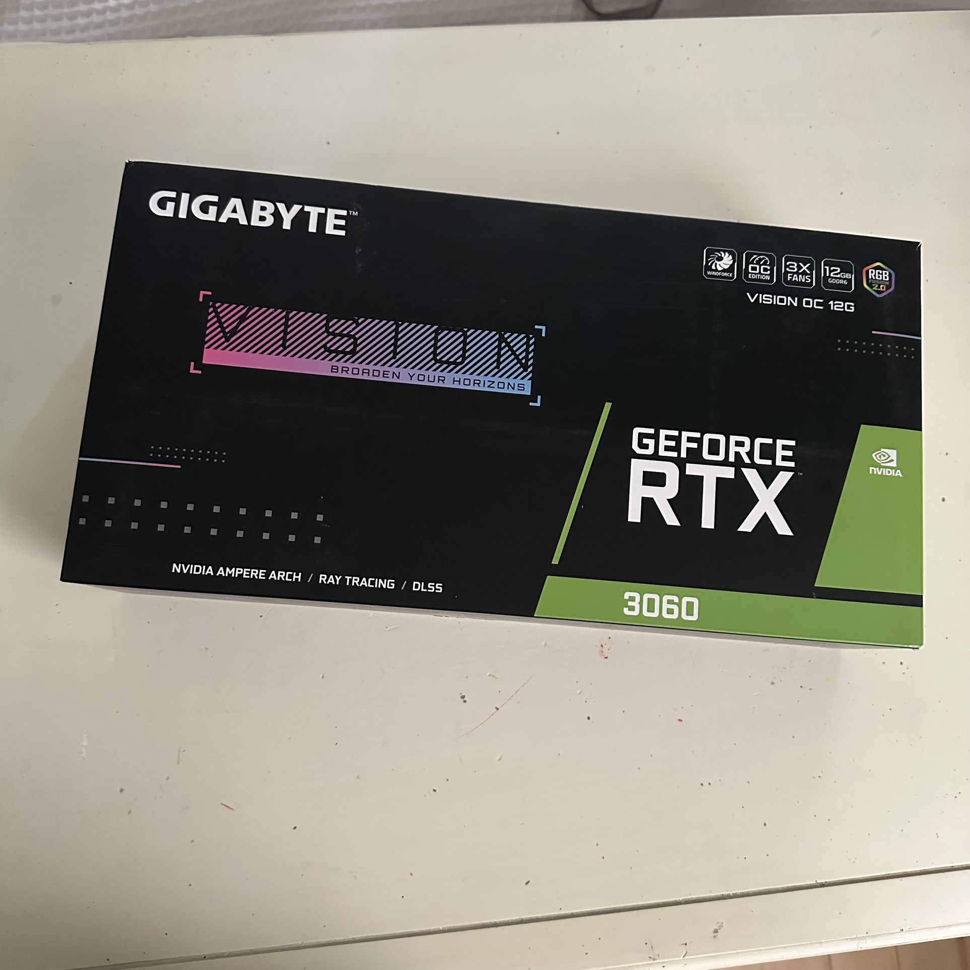 GIGABYTE RTX 3060, 12 GB GDDR6 (white) 