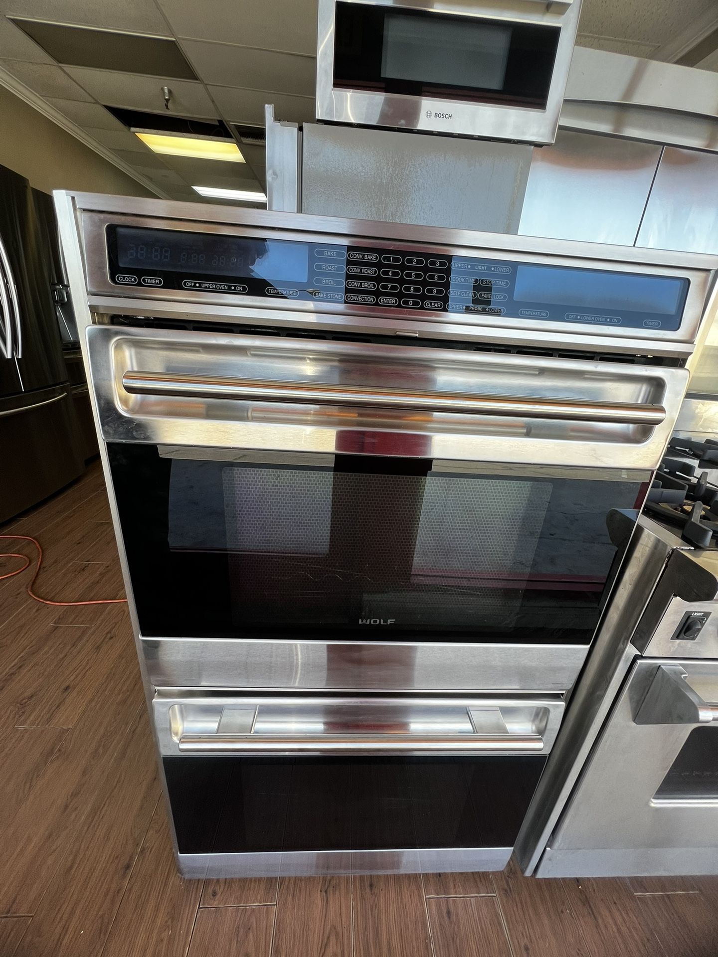 WOLF 30” DOUBLE OVEN STAINLESS 
