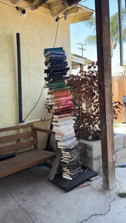 Rainbow book Art Piece