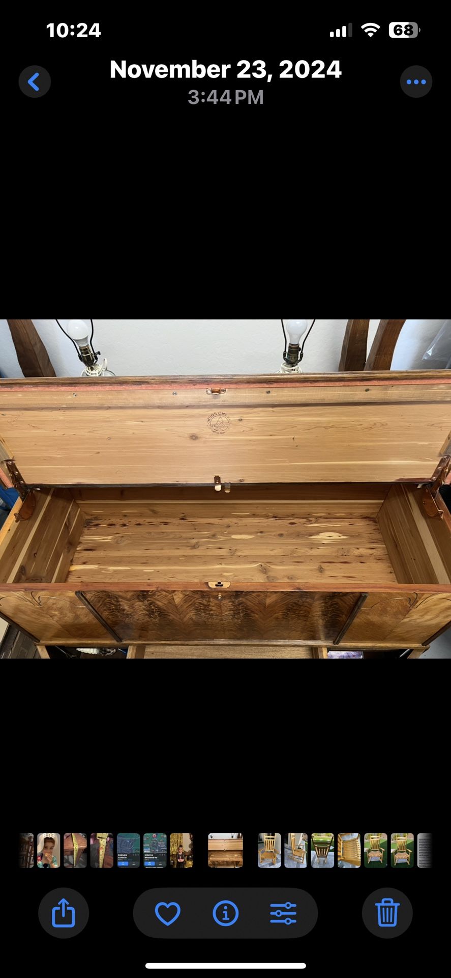 ANTIQUE CEDAR CHEST