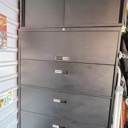 Heavy-duty black metal