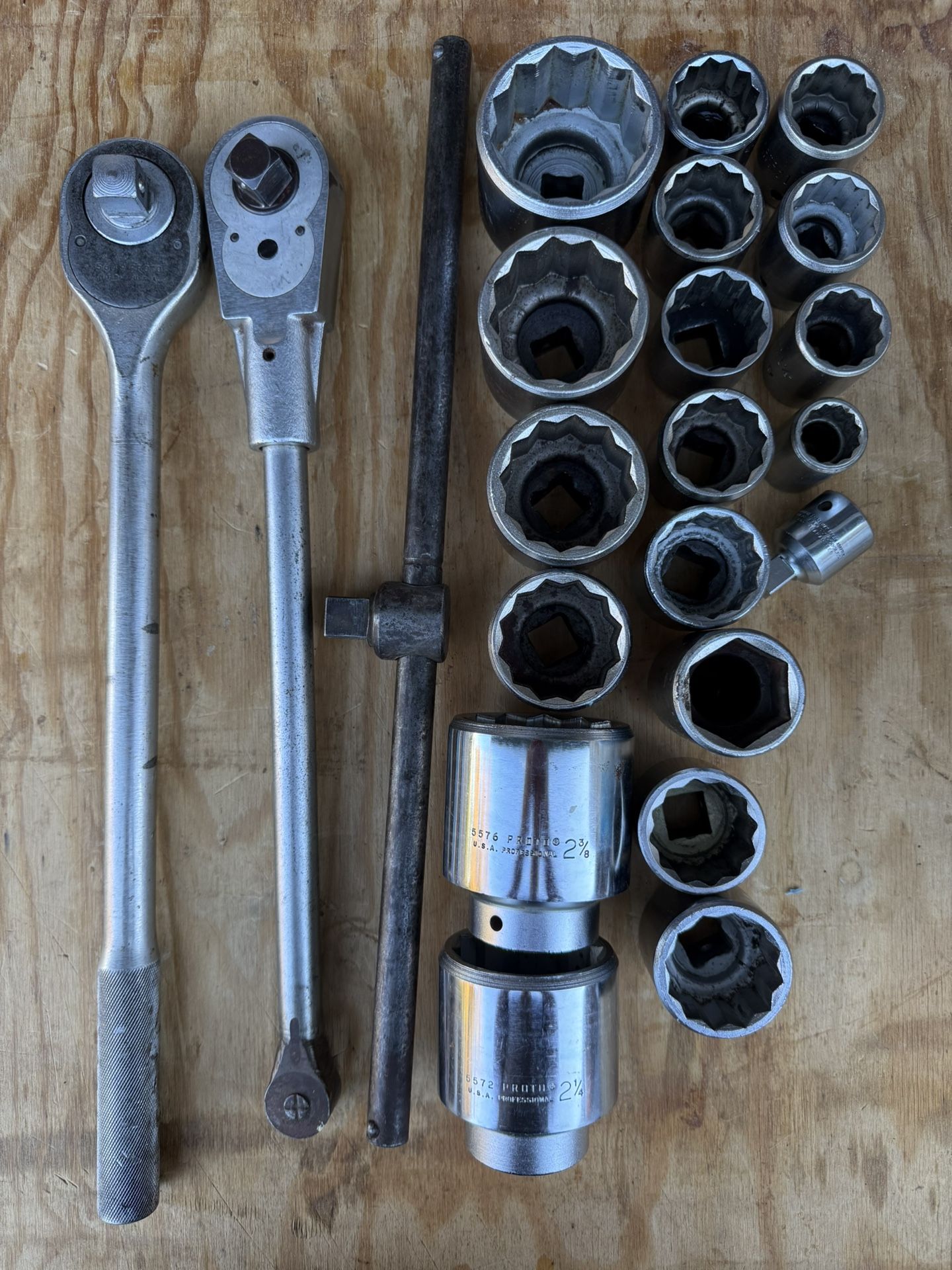 3/4” Drive Snap-on and Proto Rackets And Sockets