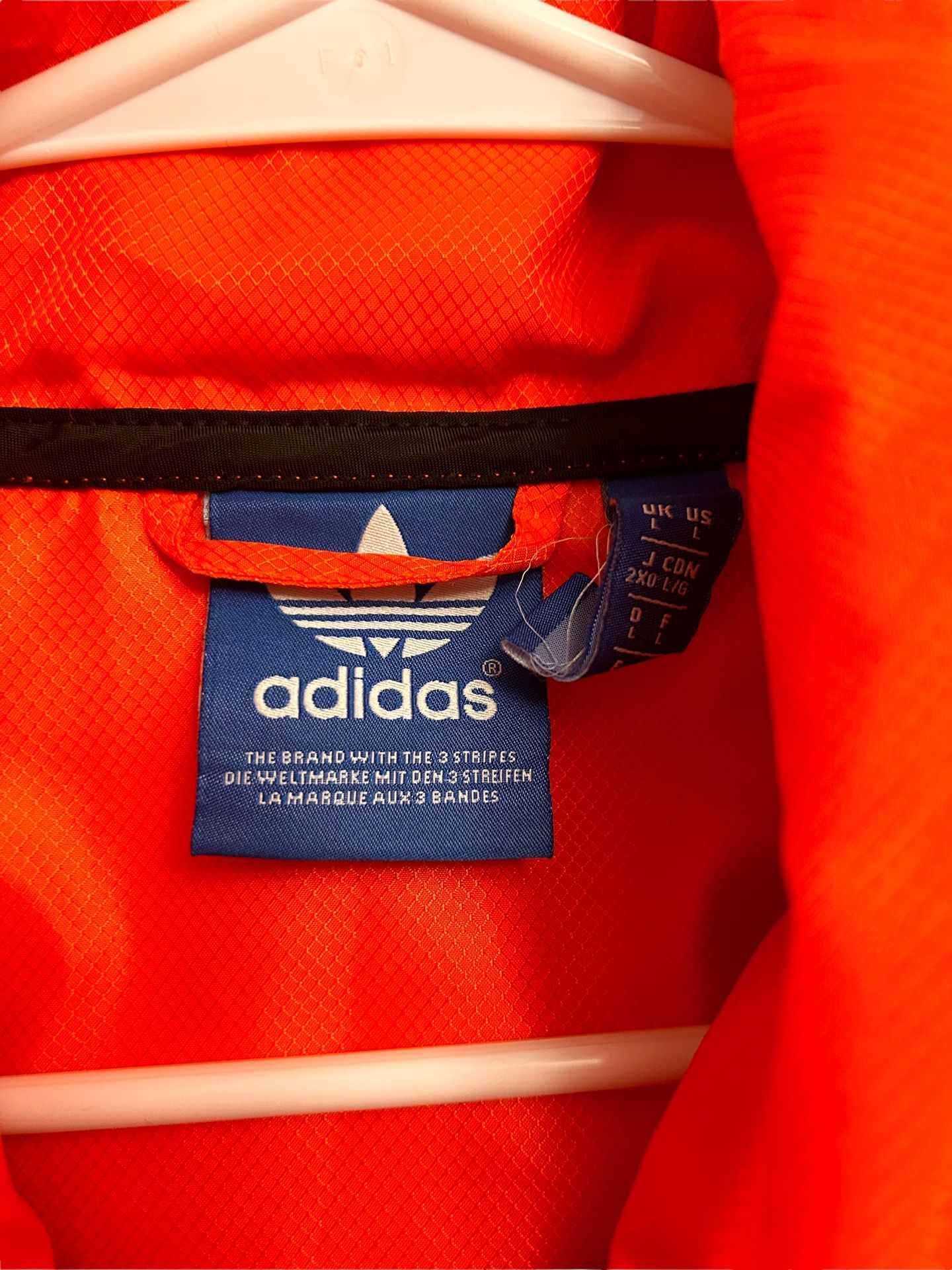 Adidas original mens ZX windbreaker L