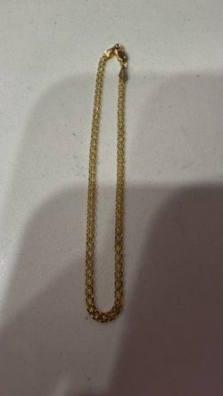 14k solid gold women bracelet Bismarck 7.25” 2.3mm