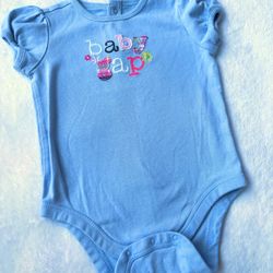 ✨ 12-18 MO BABY GAP PERIWINKLE BLUE BABY GIRL OUTFIT EMBROIDERED 💘 