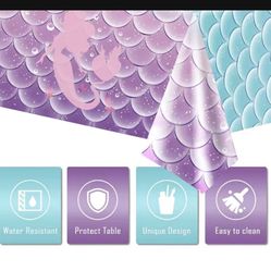 Mermaid table cloth