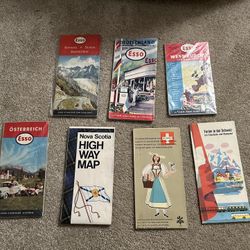 Vintage Foreign Maps