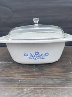 CorningWare Cornflower Blue 4‑Qt Casserole / Dutch Oven