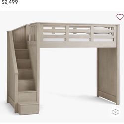 Beautiful Catalina stair Full Size Loft Bed