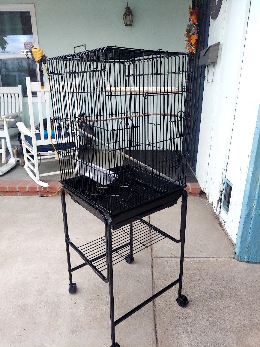 Bird Cage And Stand