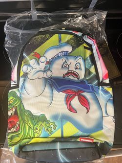 SprayGround Ghostbusters Stay Puft backpack