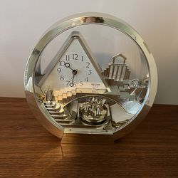 Rhythm "Angels Spinning Stairway To Heaven" Quartz Table Mantel Desk Clock Gold  This clock is SO fabulous! It’s called Stairway to Heaven because of 