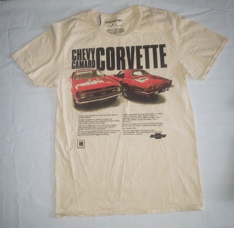 Chemistry Chevy/Camero/Corvette T-shirt - Unisex - Size Medium

