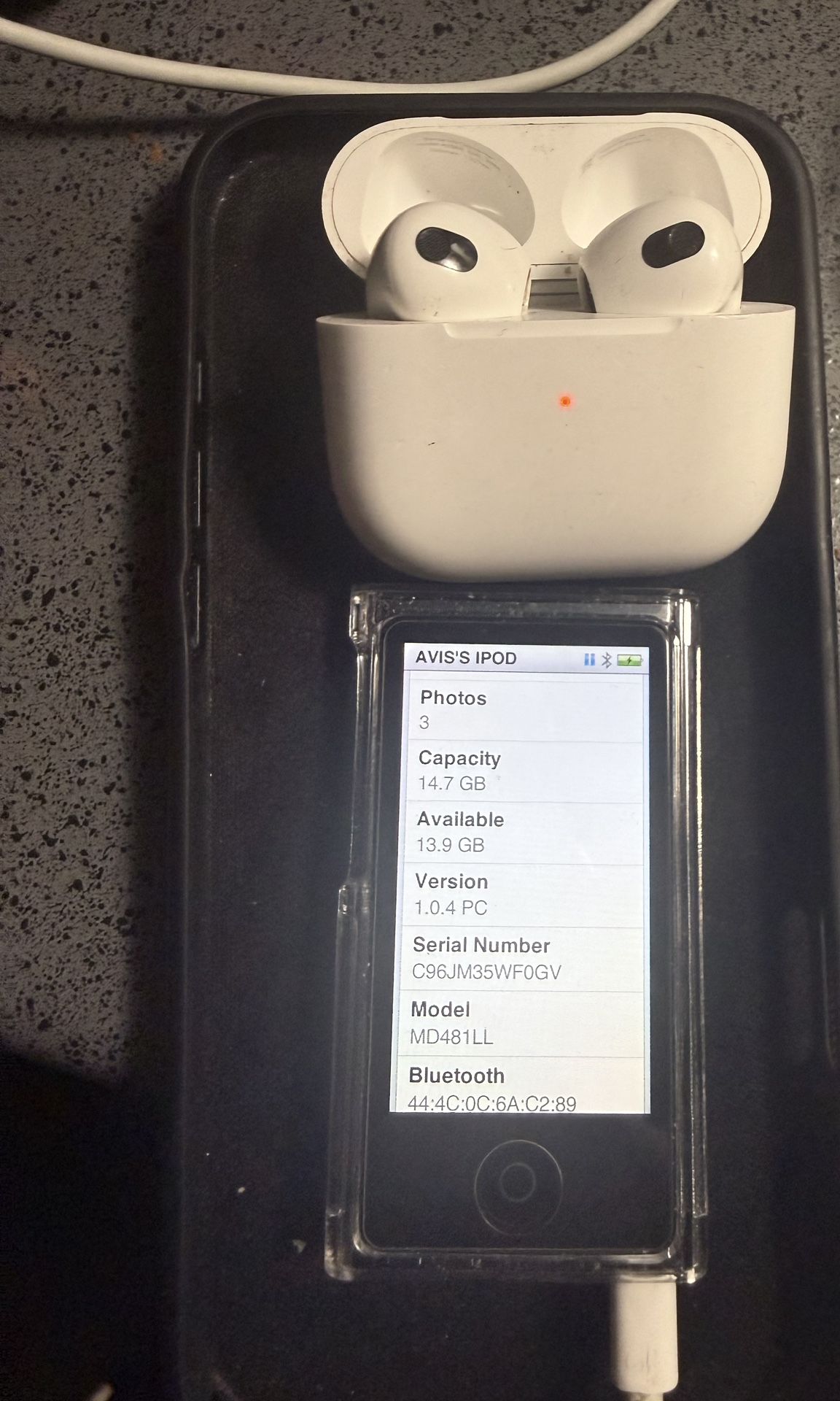 iPod Nano 7th Generation With Airpods 3