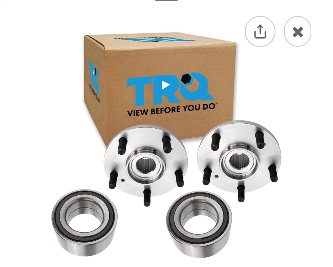 TRQ Front Wheel Hubs And Bearings