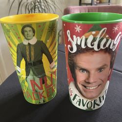 Buddy the Elf Holiday Party Cups - 22 oz - Set of 2