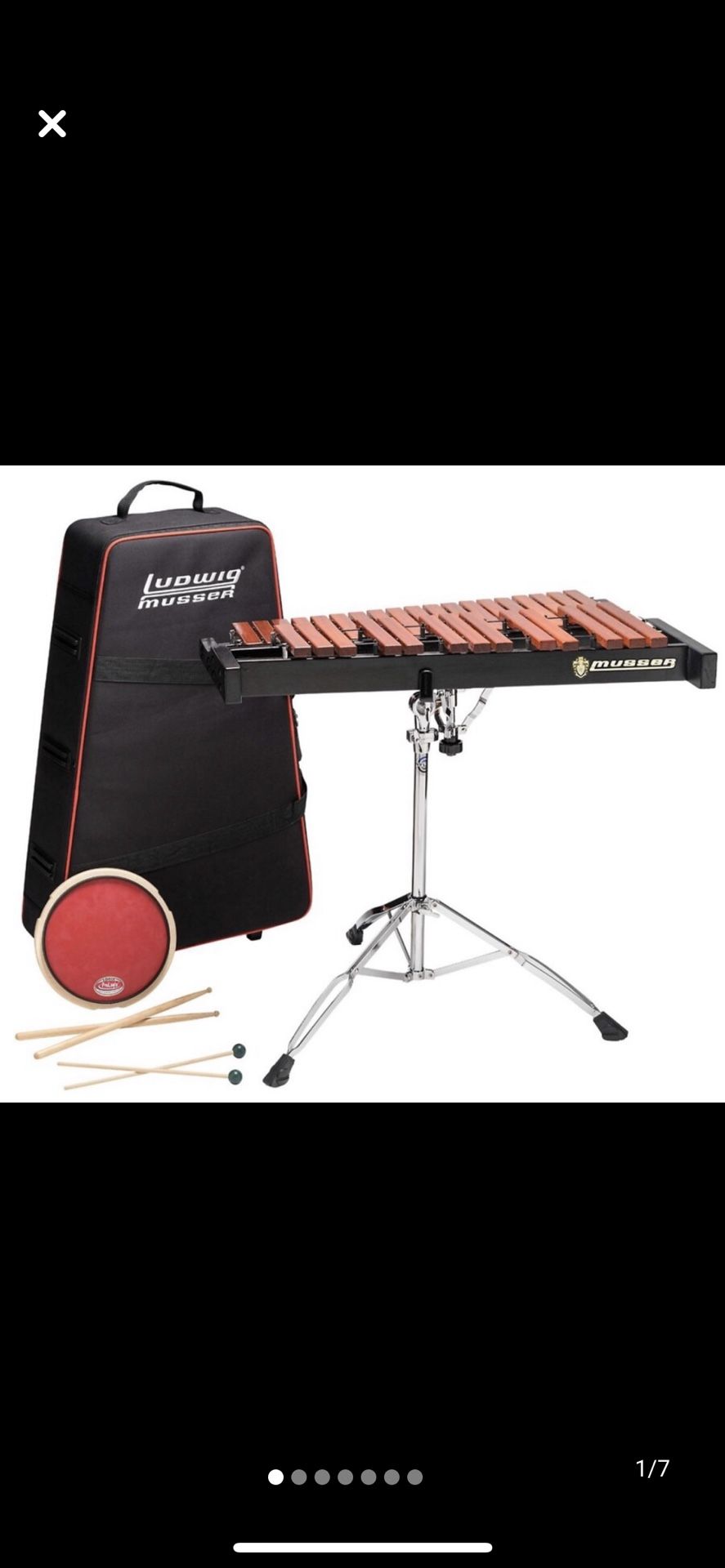 Ludwig Musser Beginner Xylophone set with drum pad