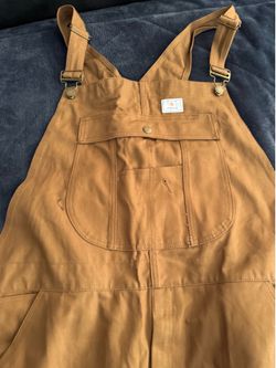 HISEA Men's Heavy Duty Bib Overalls 42W/30L