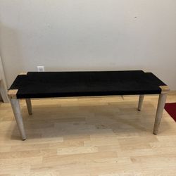 Hand Woven Wooden Bench