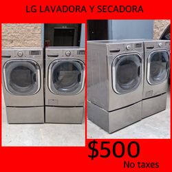 Lg lavadora y secadora