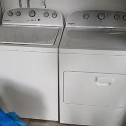 WhirlpoolTop Load Washer And Dryer Set