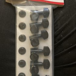 Fender, black tuners